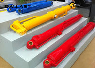 Double Acting Telescopic Single Piston Rod Industrial Hydraulic Cylinder