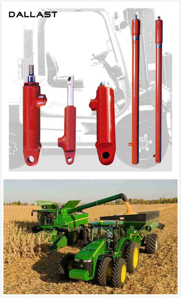 Associazione sostituta agricola dei cilindri idraulici della mietitrice doppia